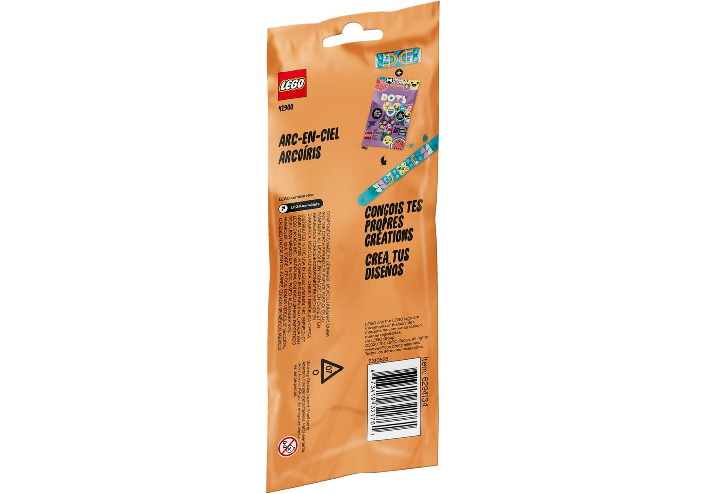 Lego 41900 DOTS Regenbogen Armband - plegobil