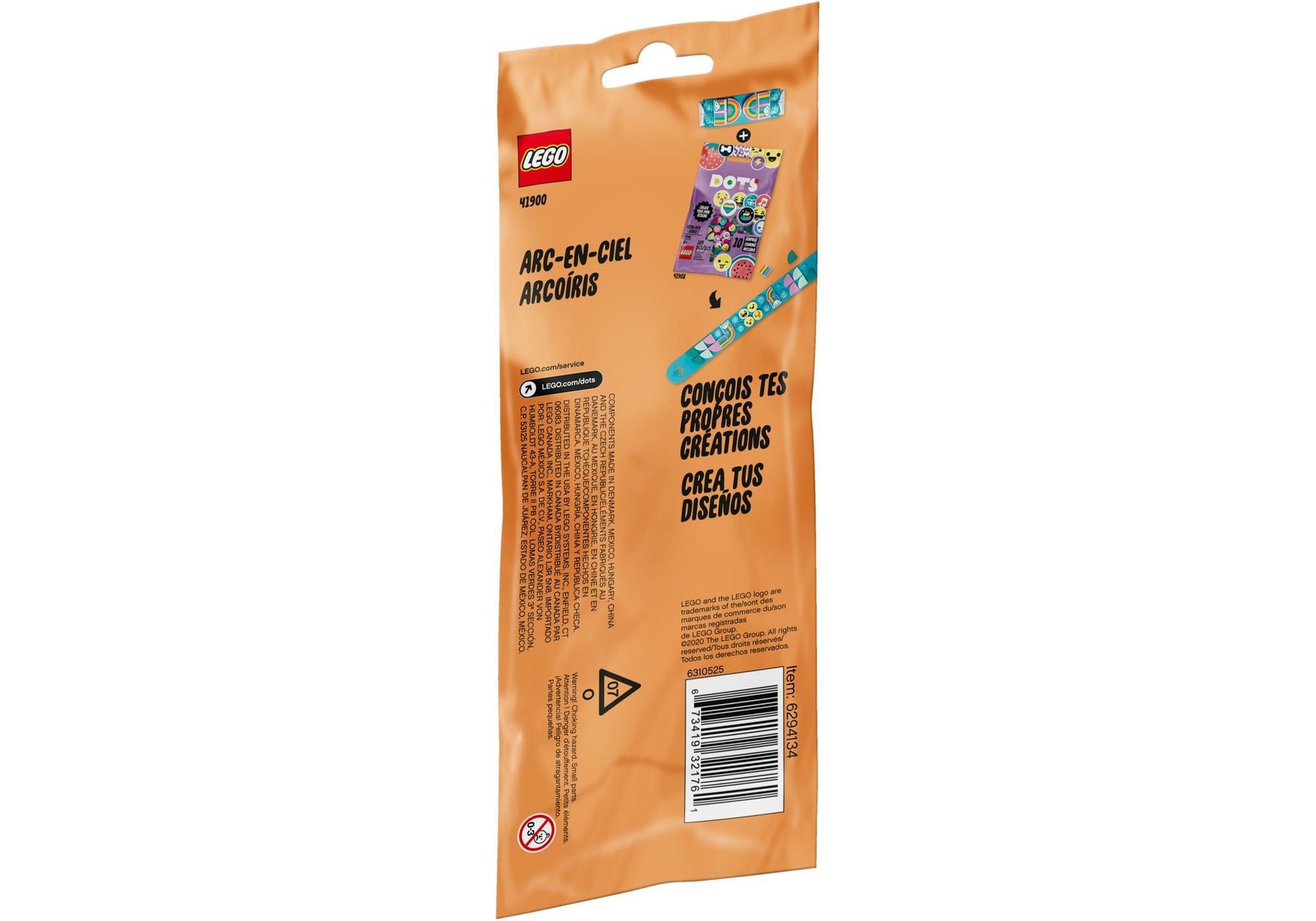 Lego 41900 DOTS Regenbogen Armband - plegobil