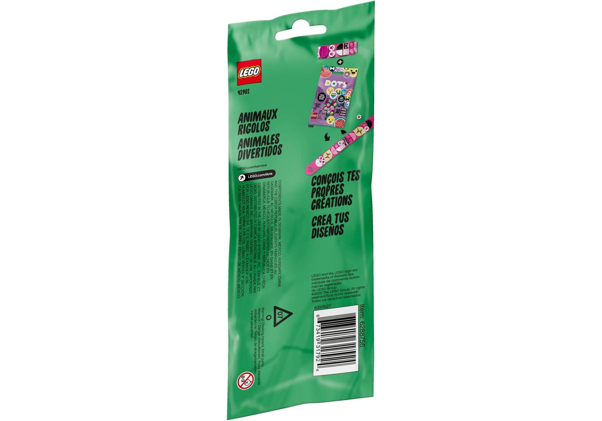 Lego 41901 DOTS Tiere Armband - plegobil