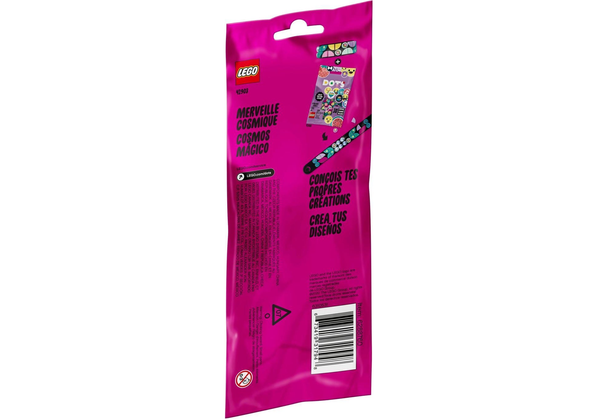 Lego 41903 DOTS Weltraum Armband - plegobil