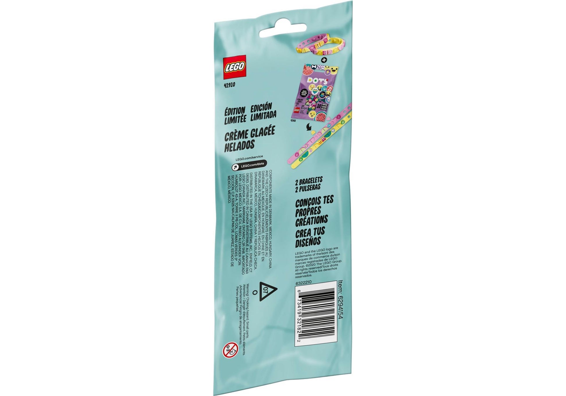 Lego 41910 DOTS Eiscreme Freundschaftsarmbänder - plegobil