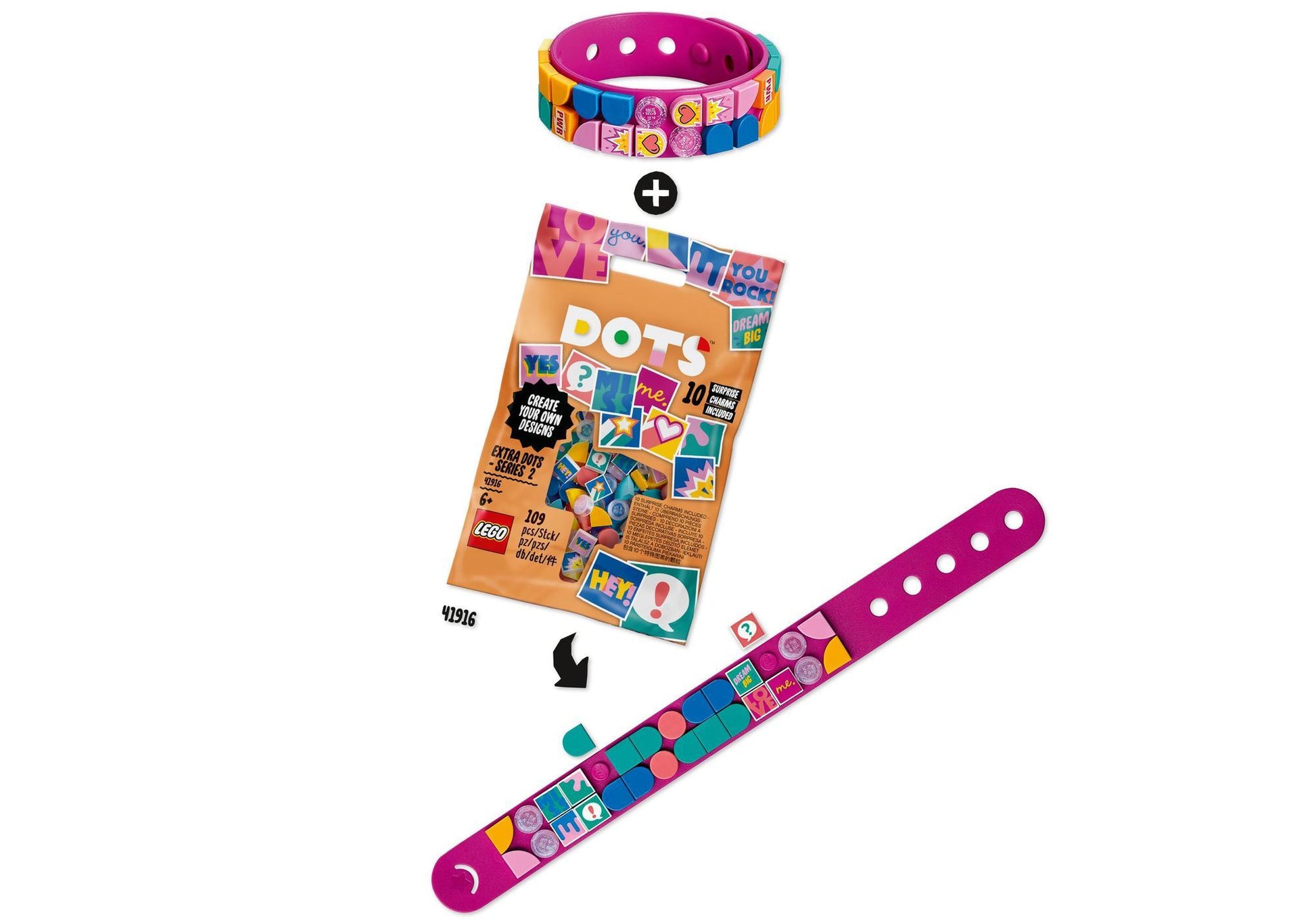 Lego 41919 DOTS Superhelden Armband - plegobil