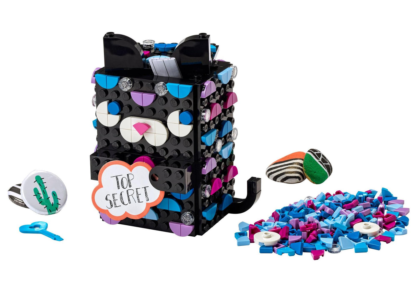 Lego 41924 DOTS Geheimbox Katze - plegobil