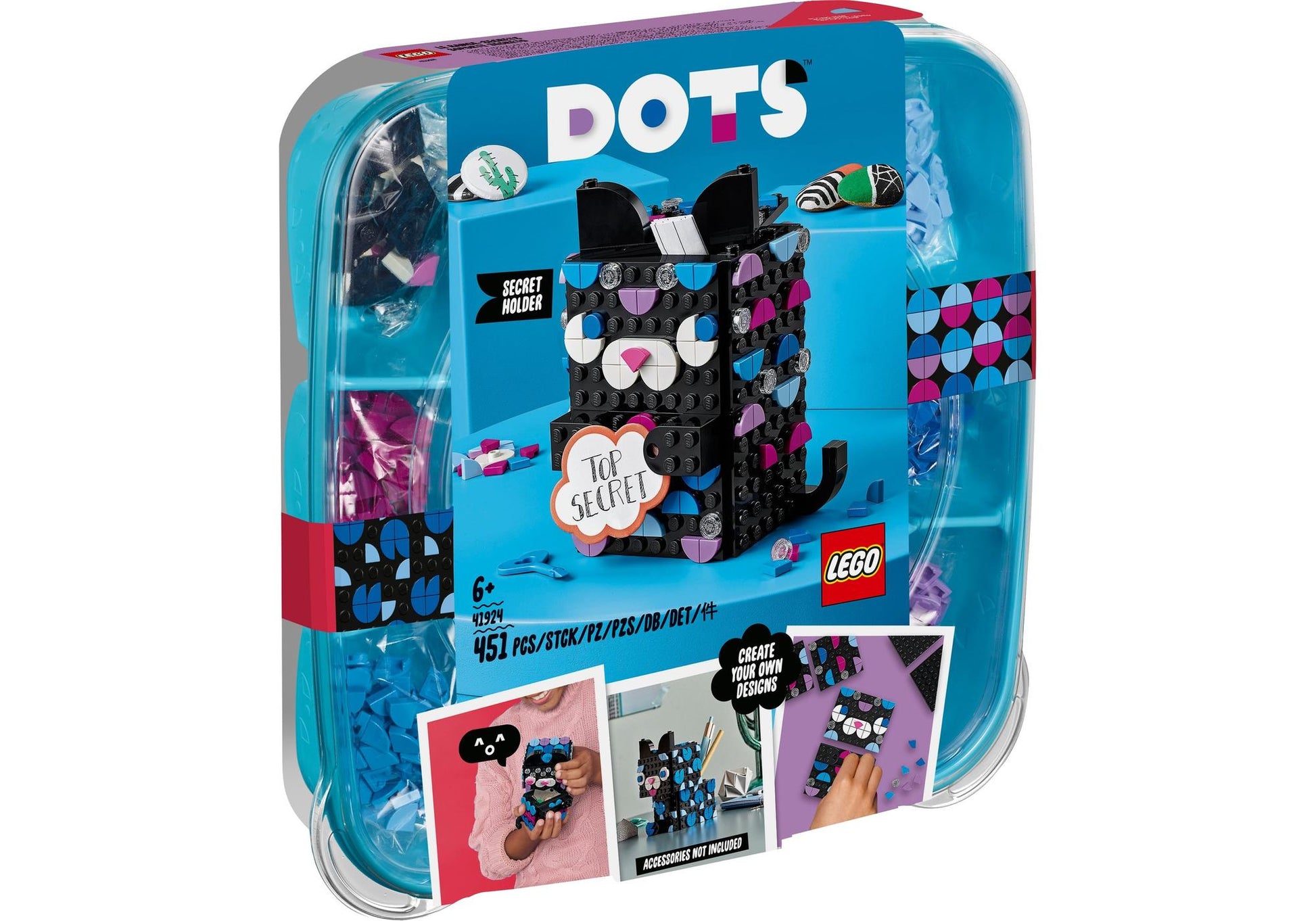 Lego 41924 DOTS Geheimbox Katze - plegobil