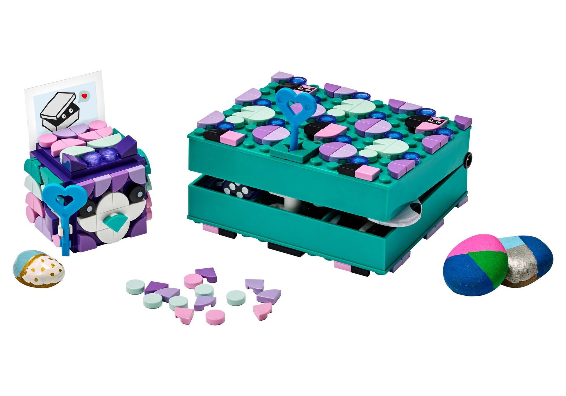 Lego 41925 DOTS Geheimbox mit Schlüsselhalter - plegobil