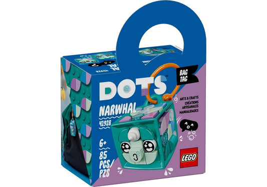 Lego 41928 DOTS Taschenanhänger Narwal - plegobil