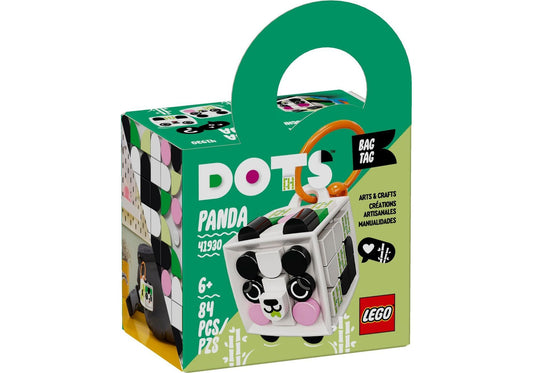 Lego 41930 DOTS Taschenanhänger Panda - plegobil