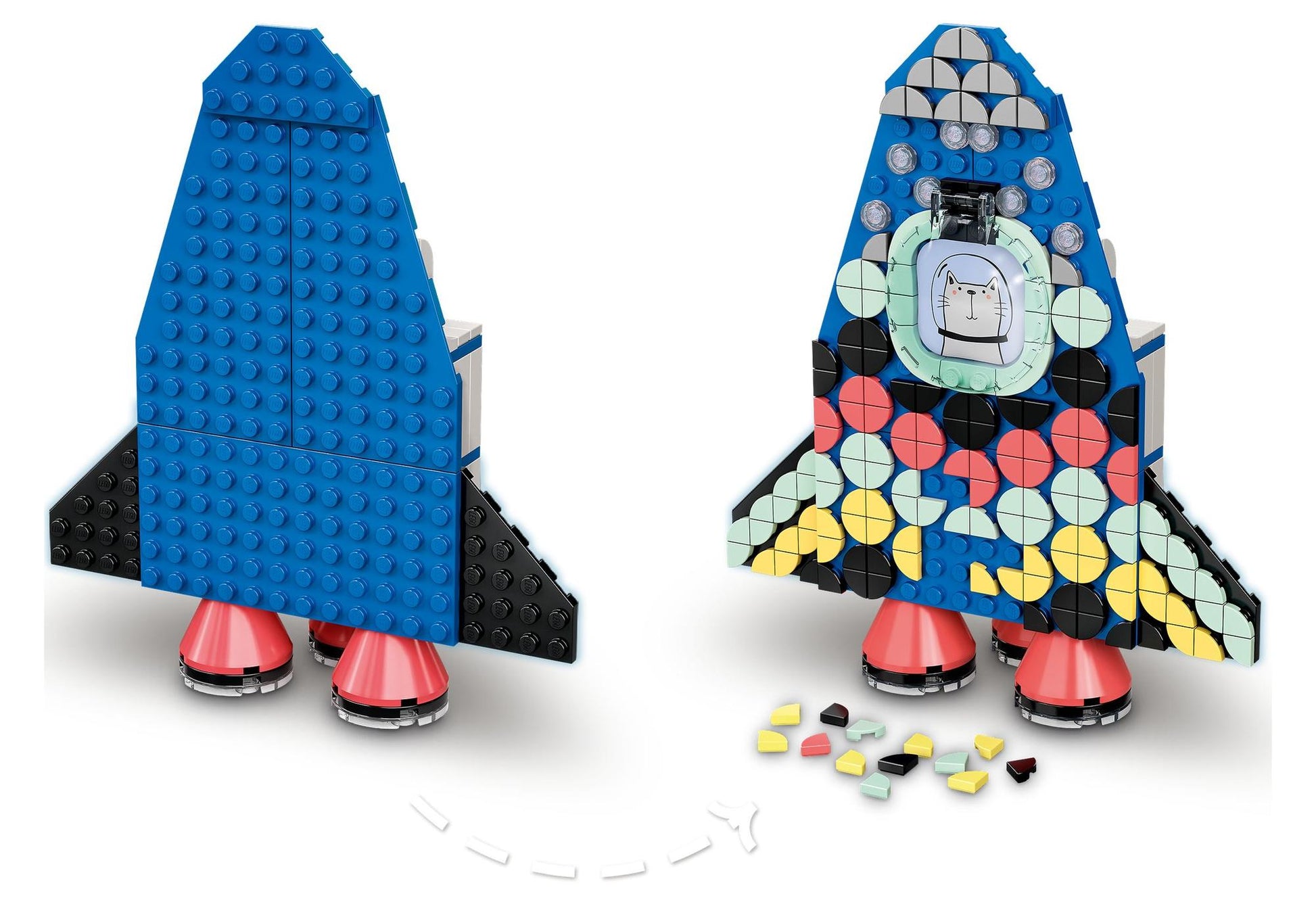 Lego 41936 DOTS Raketen Stiftehalter - plegobil
