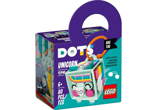 Lego 41940 DOTS Taschenanhänger Einhorn - plegobil