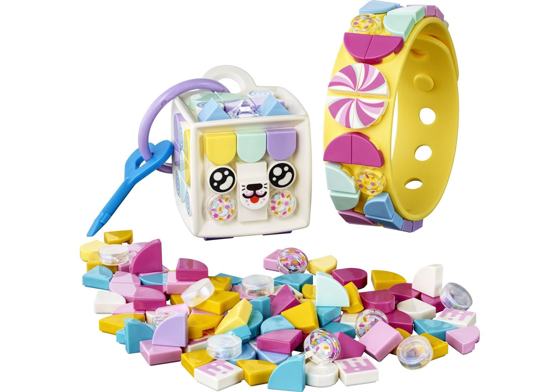 Lego 41944 DOTS Candy Kitty Armband & Taschenanhänger - plegobil