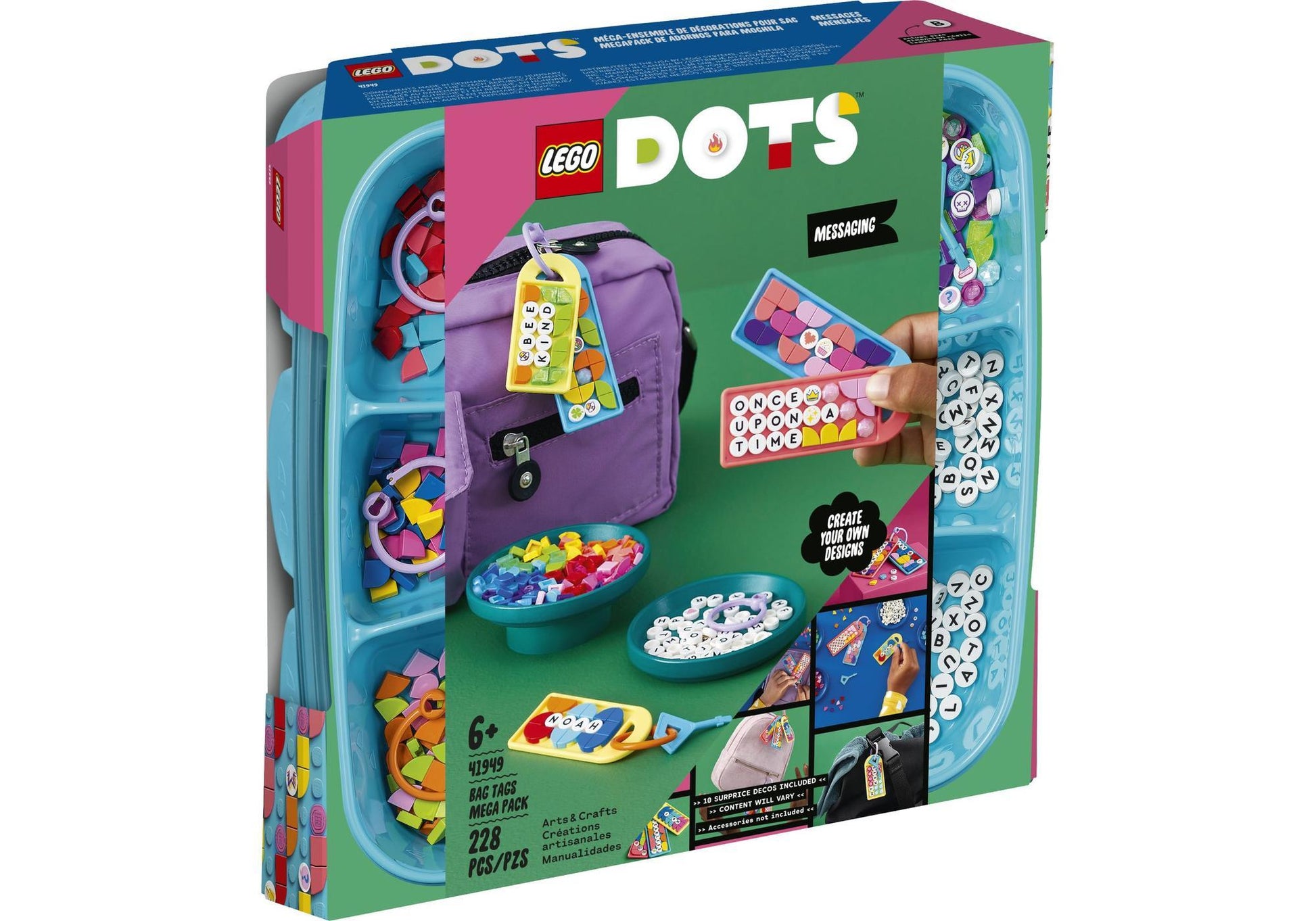 Lego 41949 DOTS Taschenanhänger Kreativset - plegobil