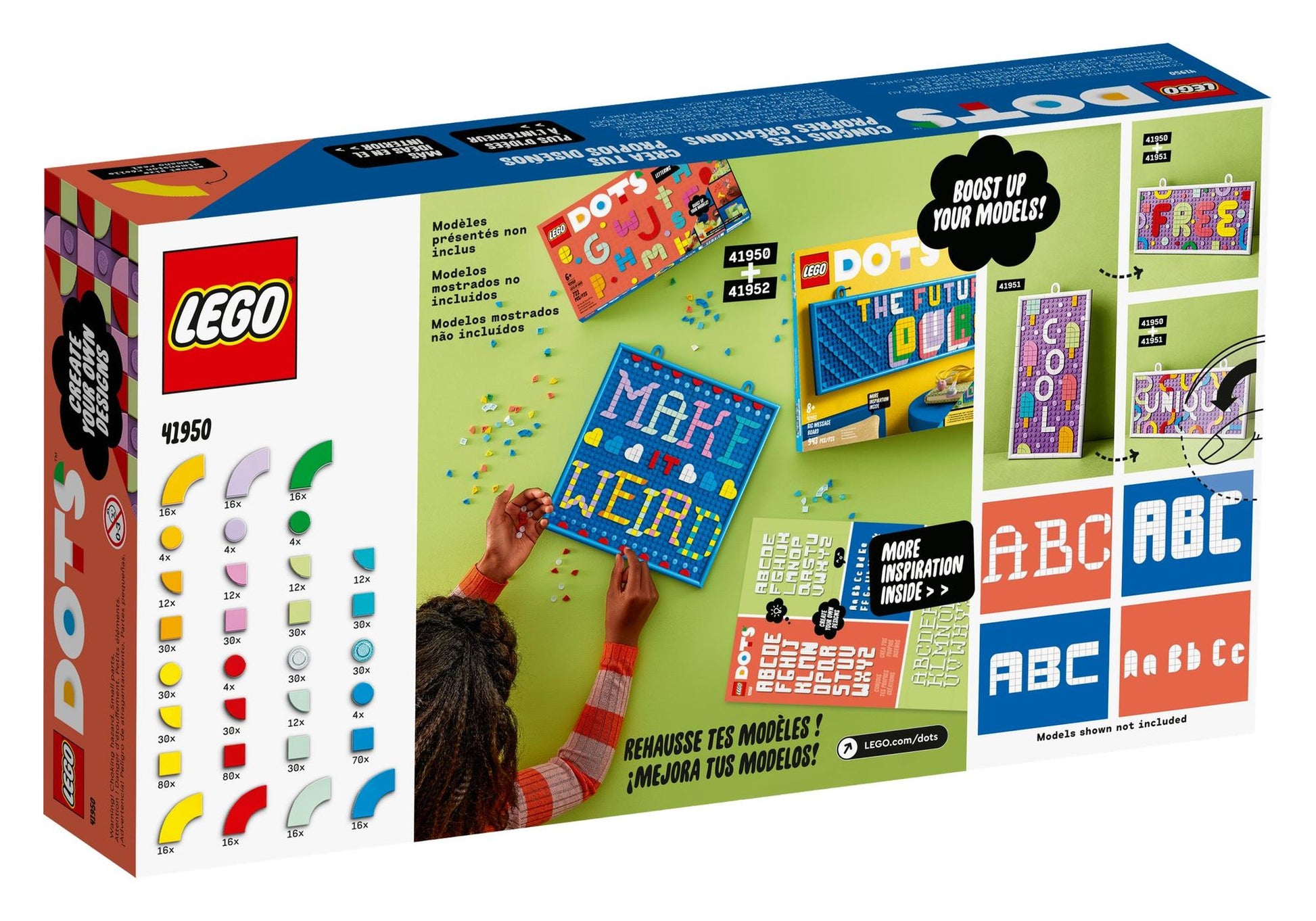 Lego 41950 DOTS Ergänzungsset XXL - Botschaften - plegobil
