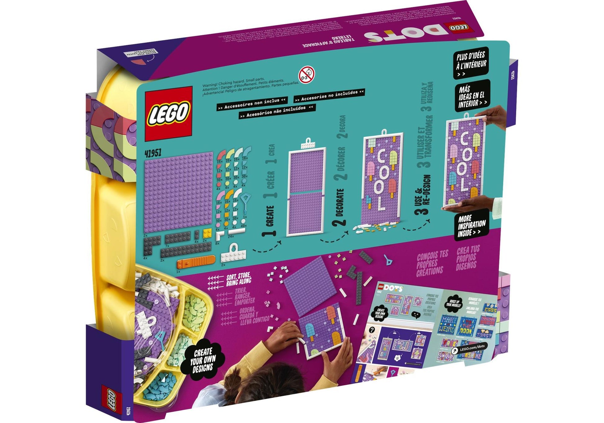Lego 41951 DOTS Message Board - plegobil