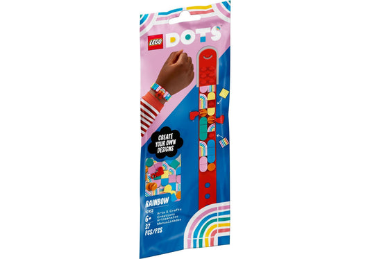 Lego 41953 DOTS Regenbogen Armband mit Anhängern - plegobil