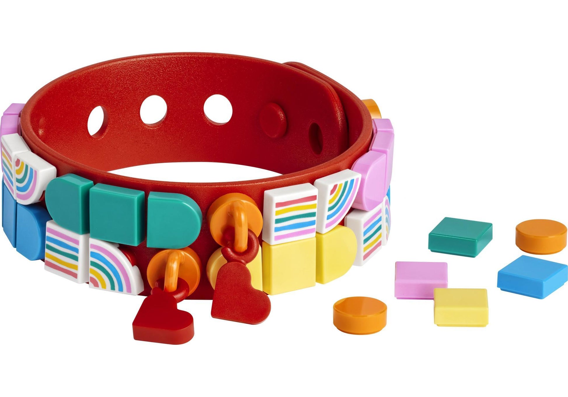 Lego 41953 DOTS Regenbogen Armband mit Anhängern - plegobil