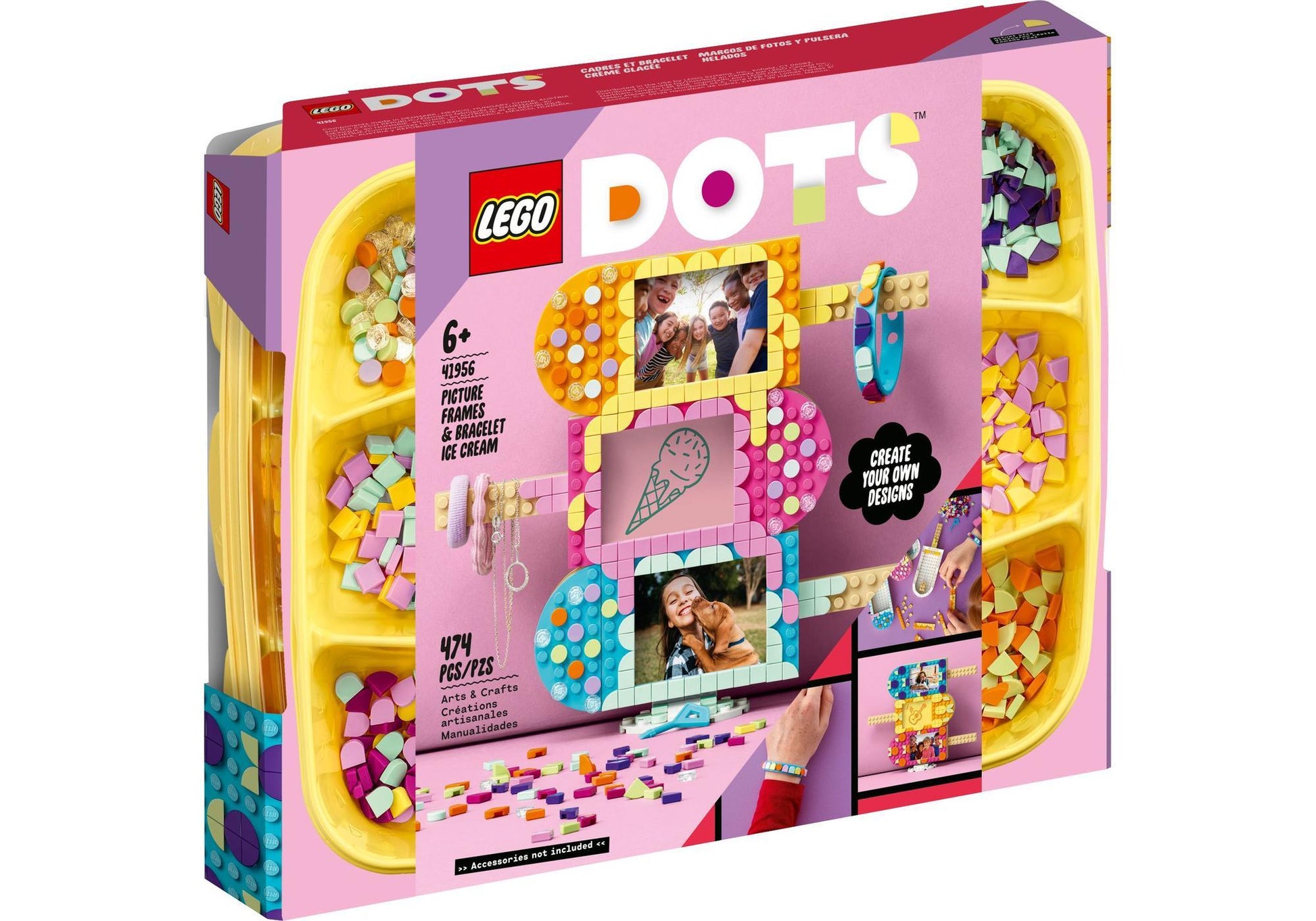 Lego 41956 DOTS Eiscreme Bilderrahmen & Armband - plegobil
