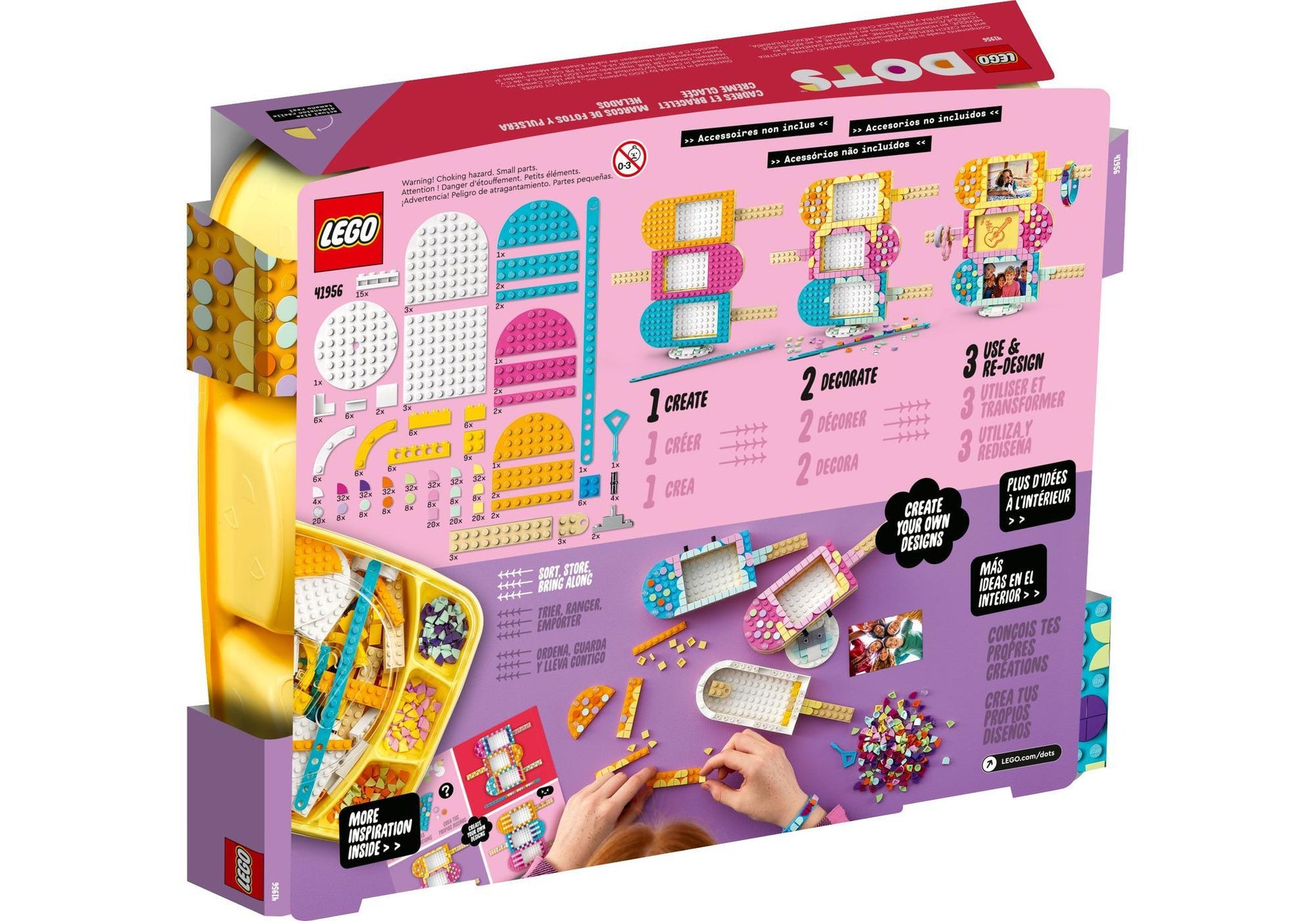 Lego 41956 DOTS Eiscreme Bilderrahmen & Armband - plegobil