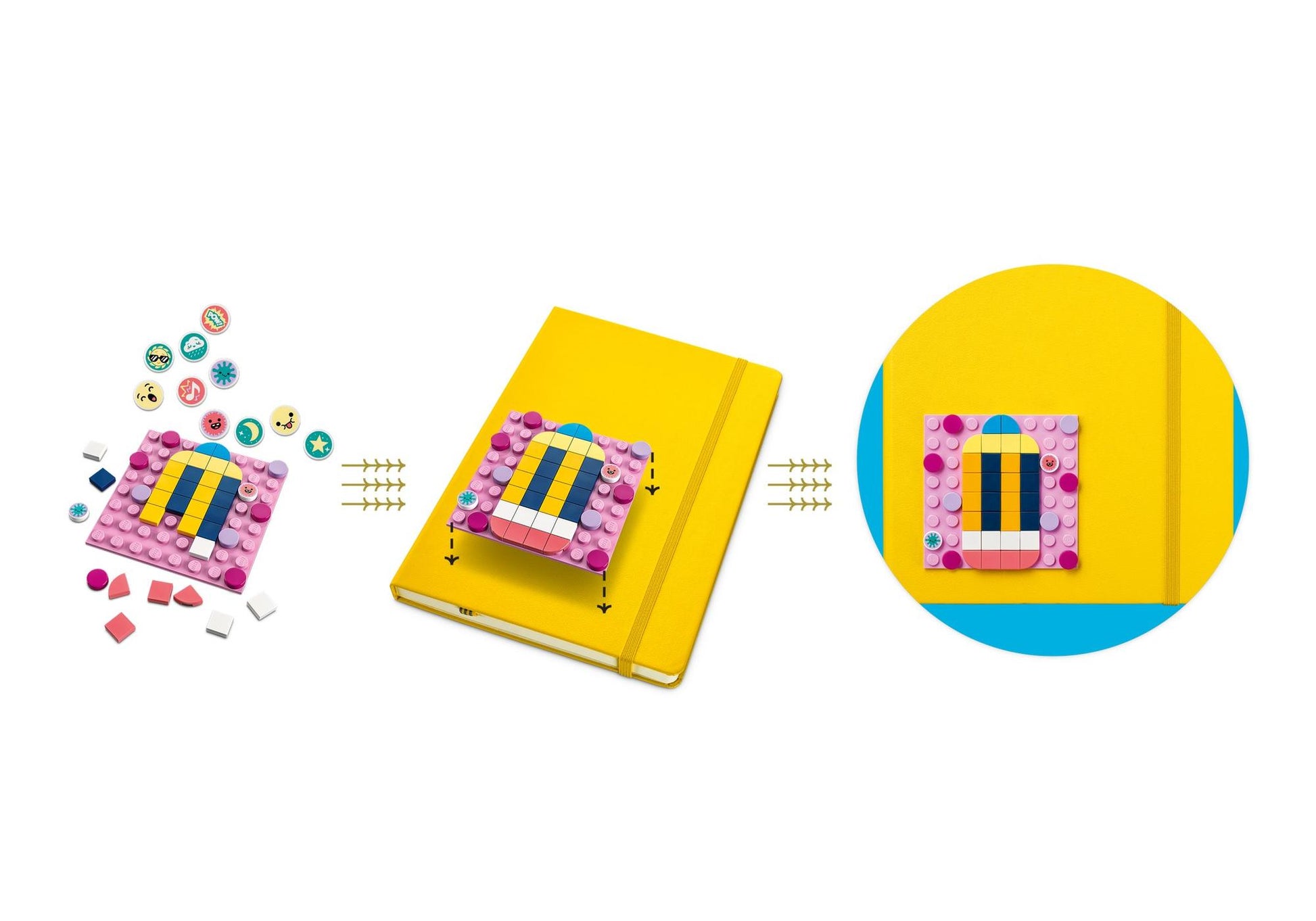Lego 41957 DOTS Kreativ-Aufkleber Set - plegobil