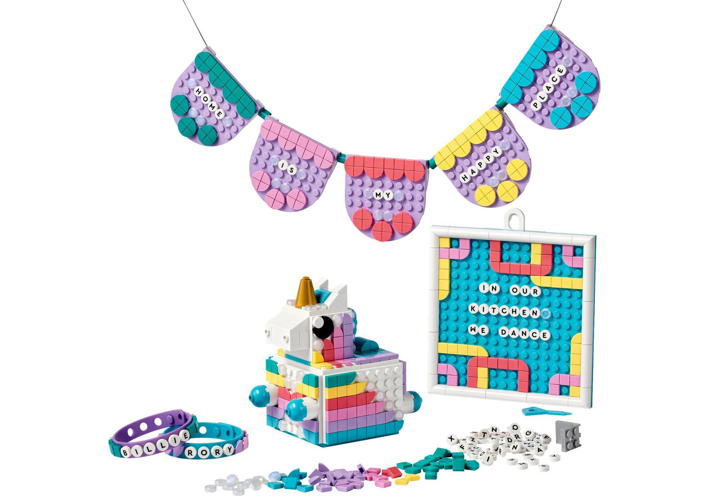 Lego 41962 DOTS Einhorn Familienkreativset - plegobil