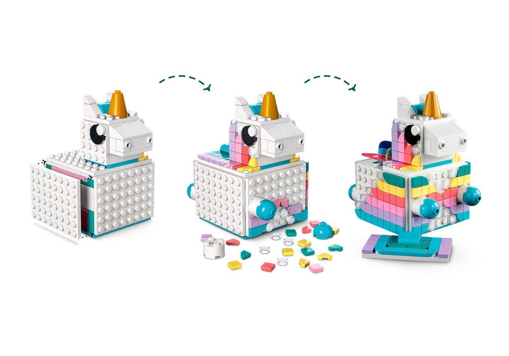 Lego 41962 DOTS Einhorn Familienkreativset - plegobil