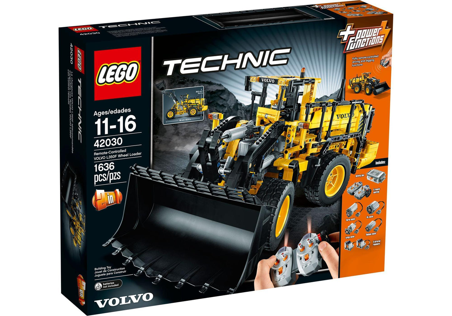 Lego 42030 Technic VOLVO L350F Radlader - plegobil