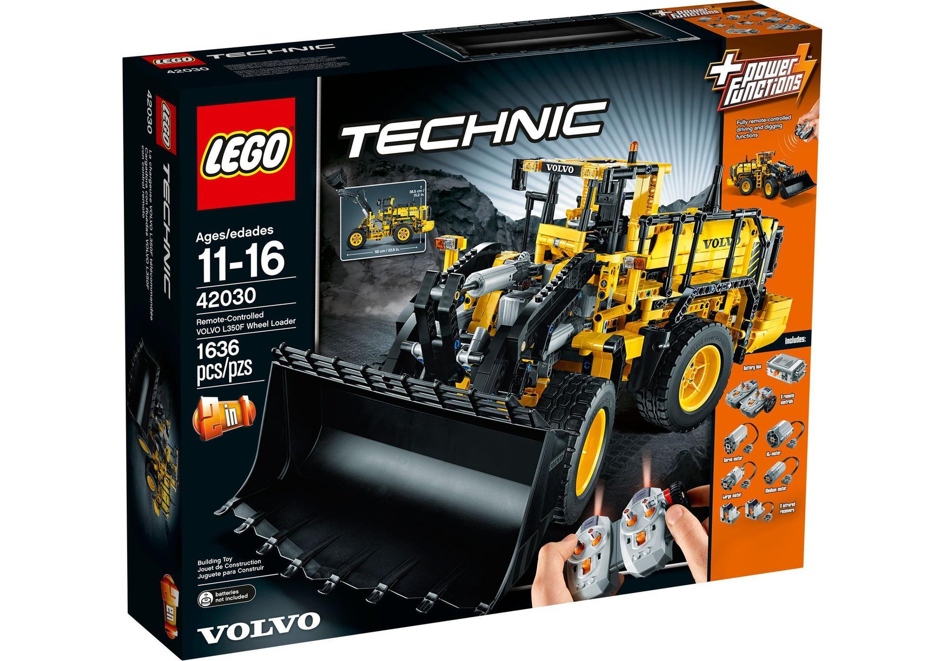 Lego 42030 Technic VOLVO L350F Radlader - plegobil
