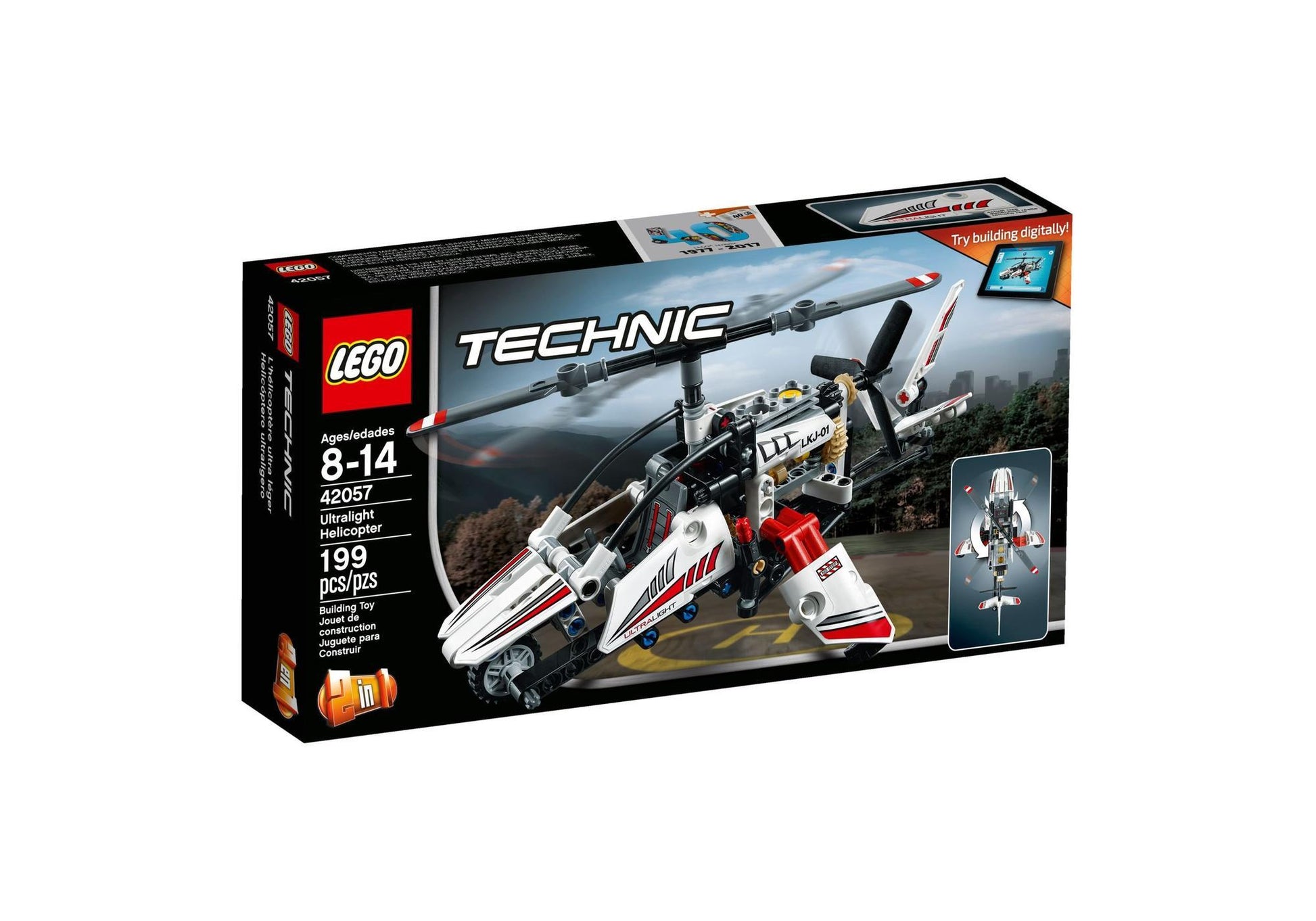 Lego 42057 Technic Ultraleicht-Hubschrauber - plegobil