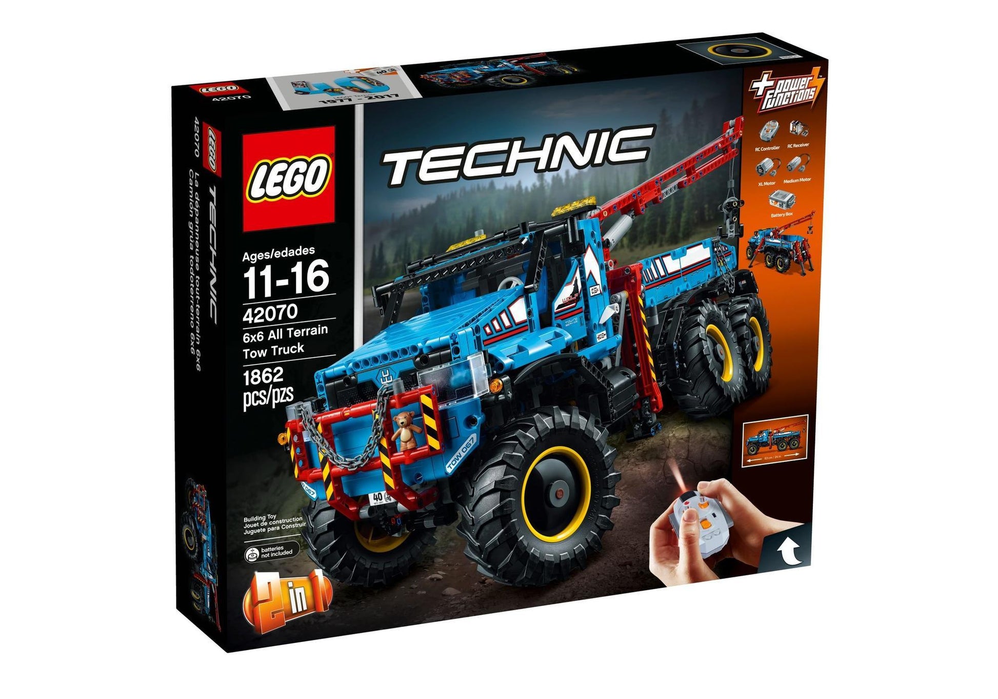 Lego 42070 Technic Allrad-Abschleppwagen - plegobil
