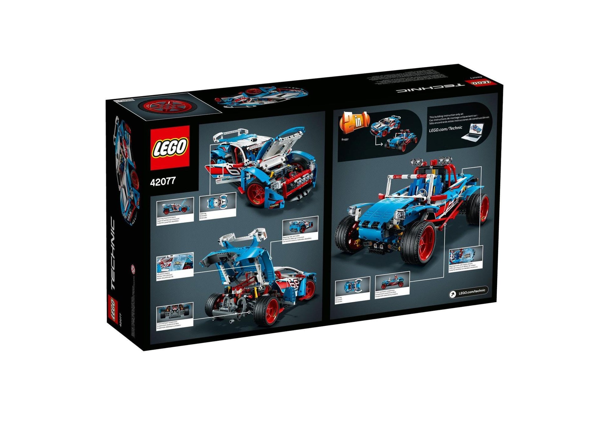 Lego 42077 Technic Rallyeauto - plegobil