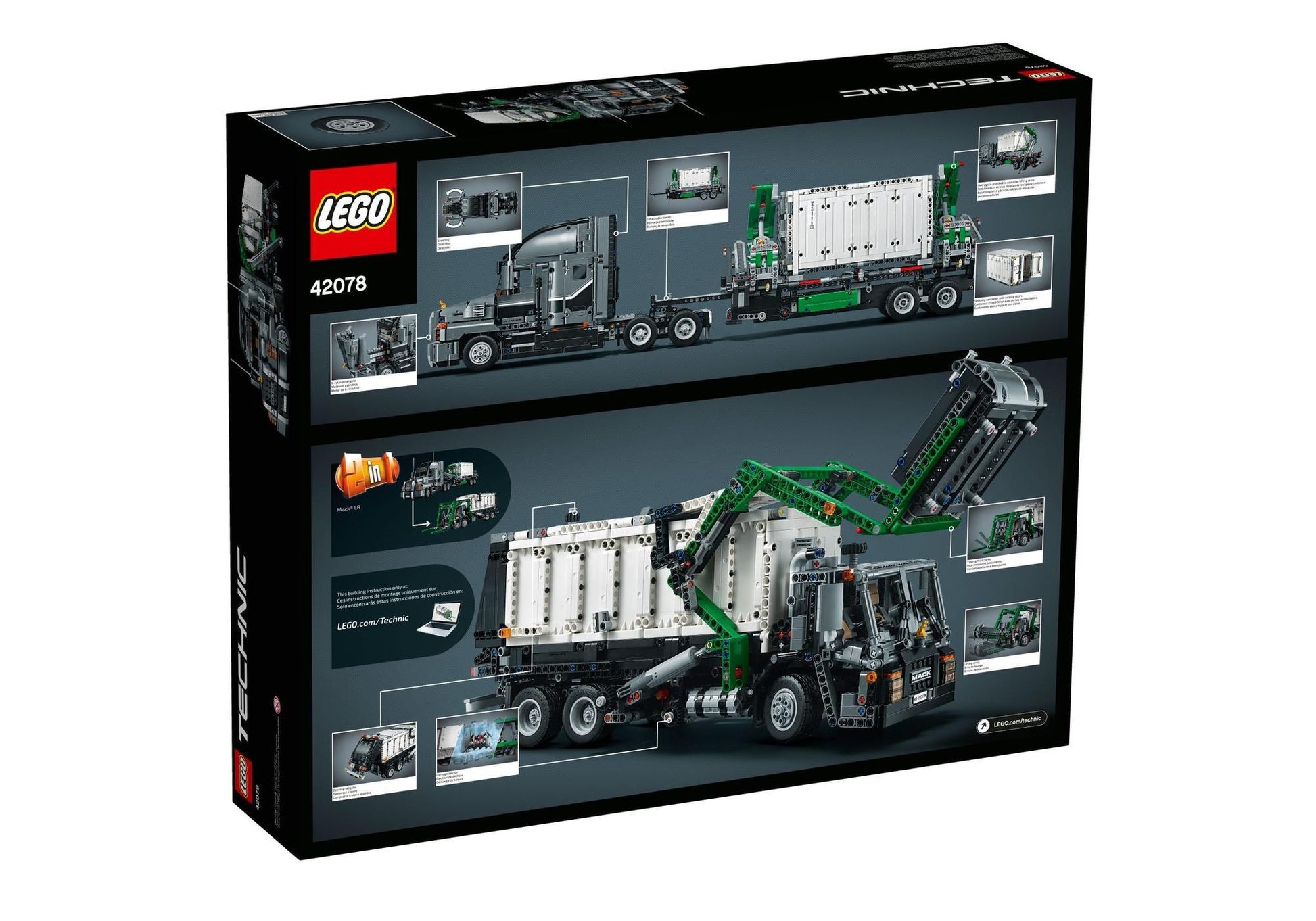 Lego 42078 Technic Mack Anthem - plegobil