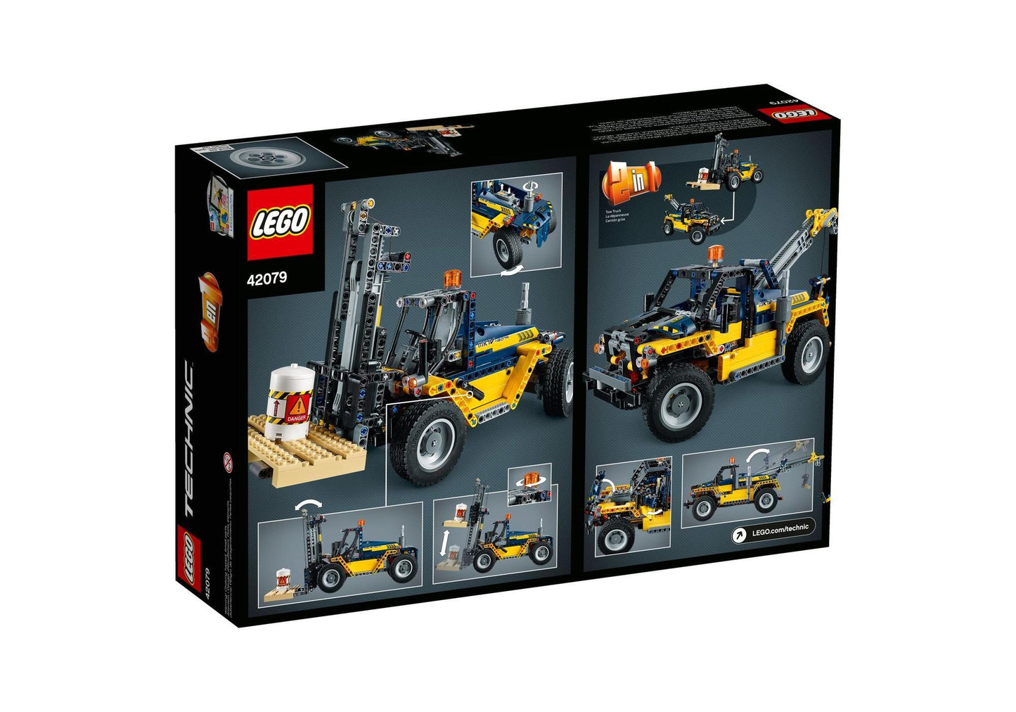 Lego 42079 Technic Schwerlast-Gabelstapler - plegobil
