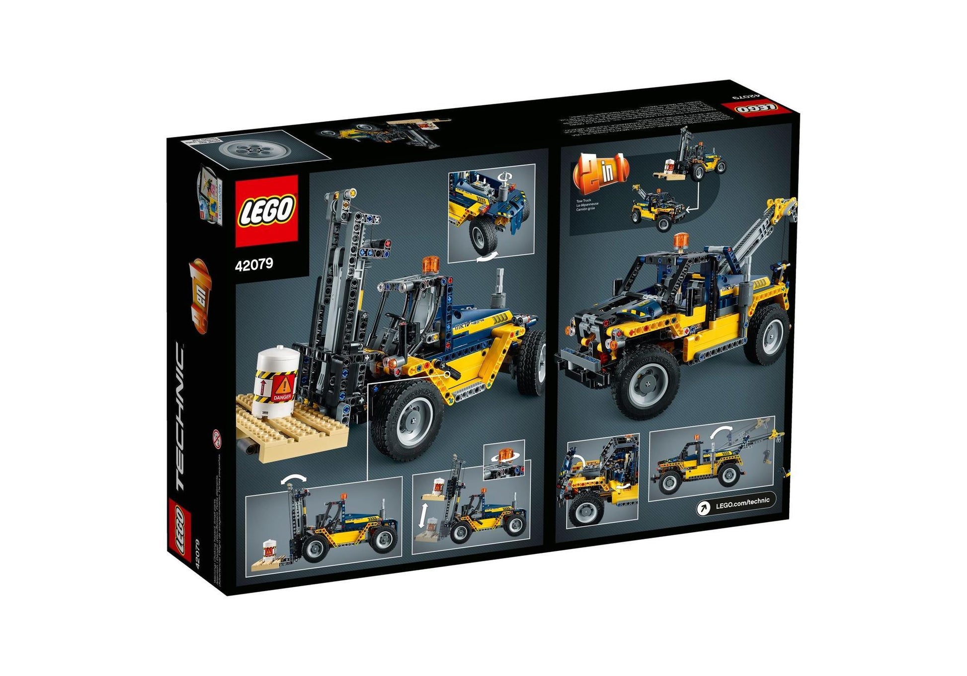 Lego 42079 Technic Schwerlast-Gabelstapler - plegobil