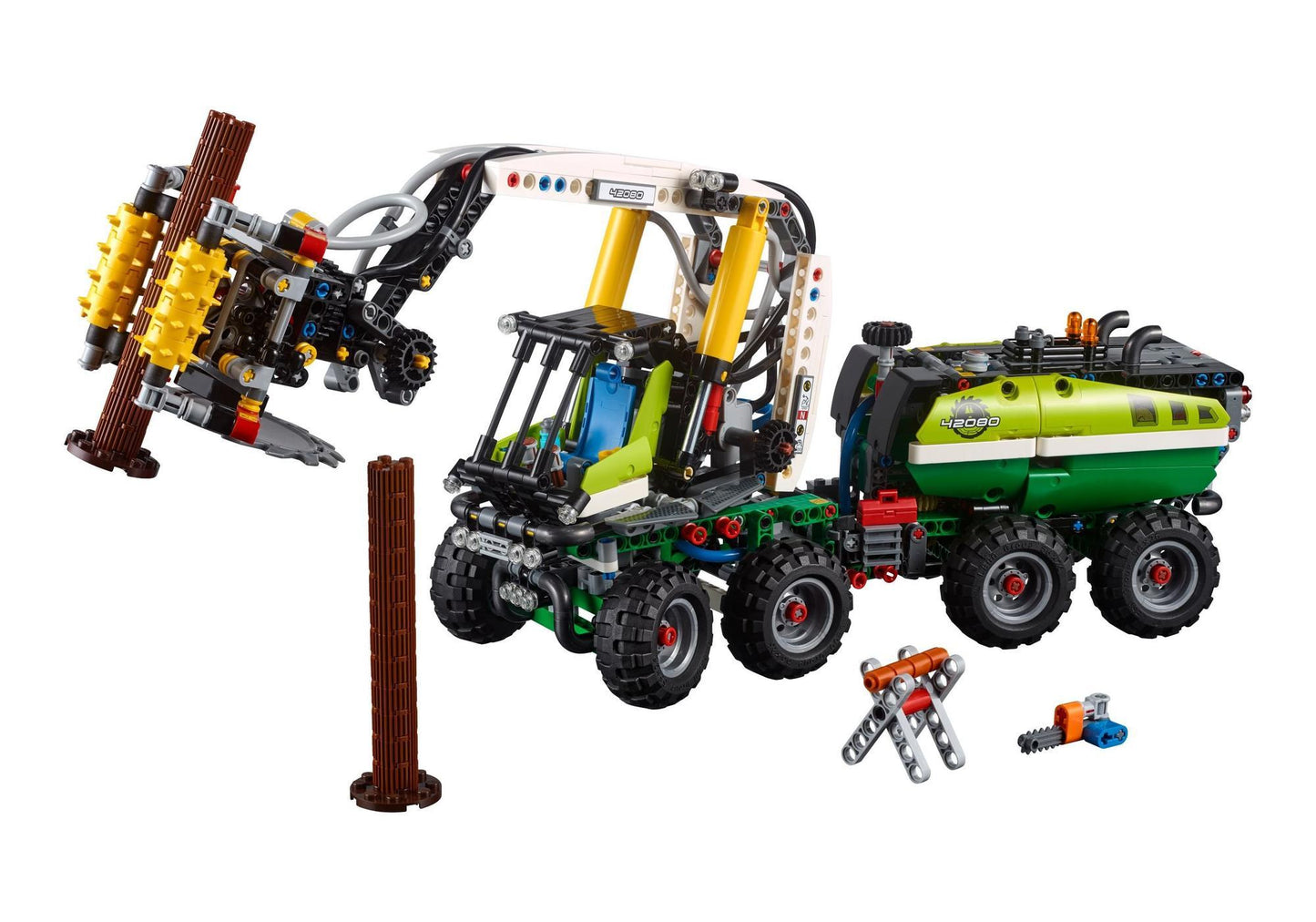 Lego 42080 Technic Harvester-Forstmaschine - plegobil