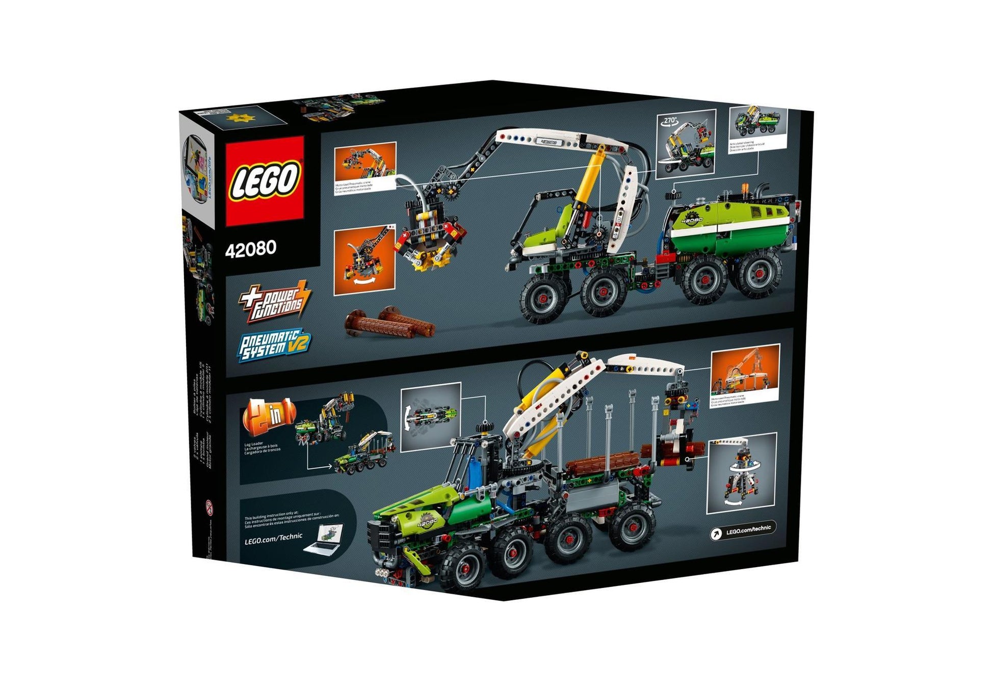 Lego 42080 Technic Harvester-Forstmaschine - plegobil