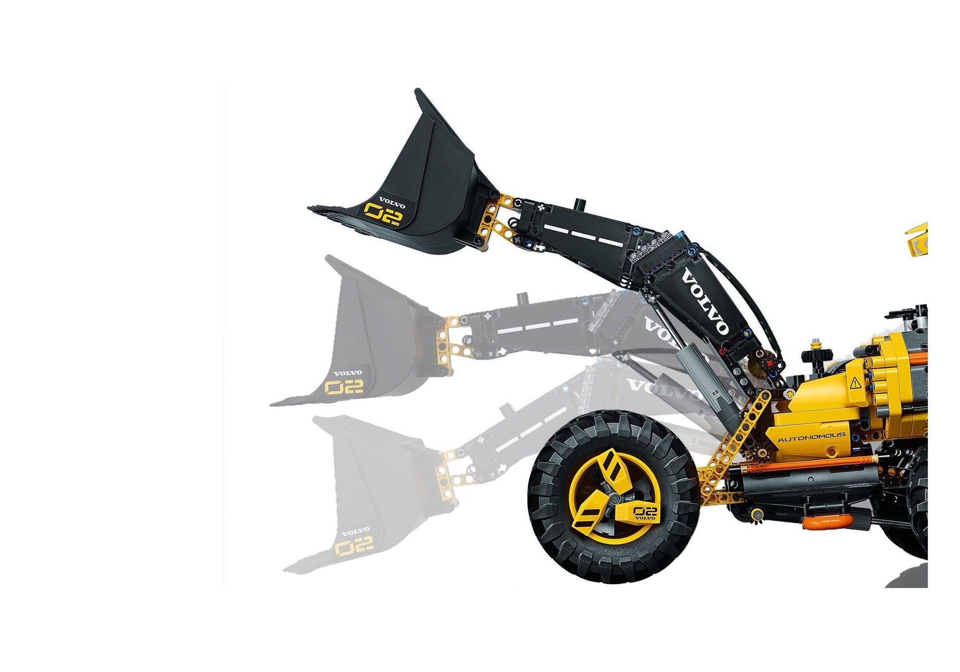 Lego 42081 Technic Volvo Konzept-Radlader ZEUX - plegobil