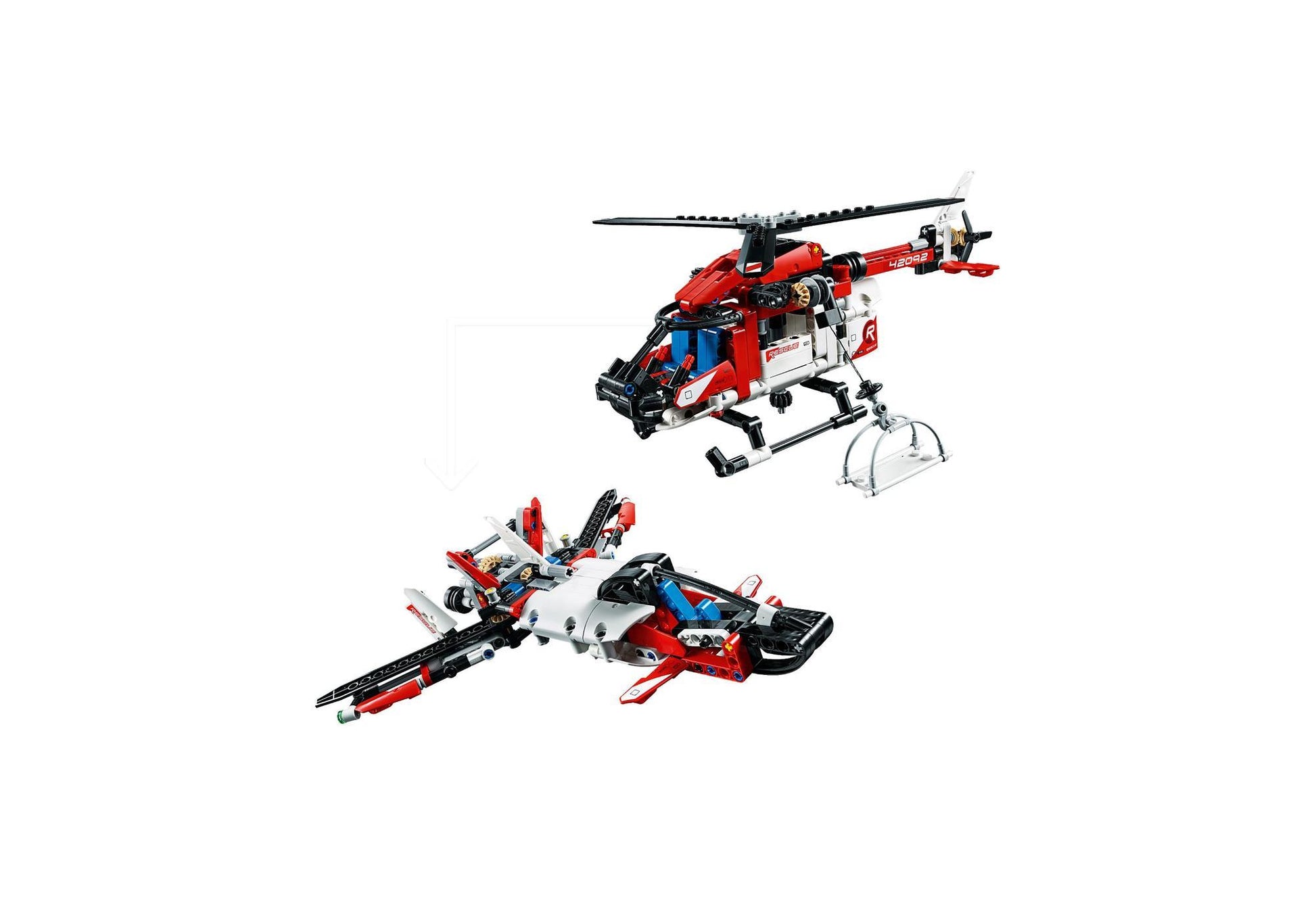Lego 42092 Technic Rettungshubschrauber - plegobil