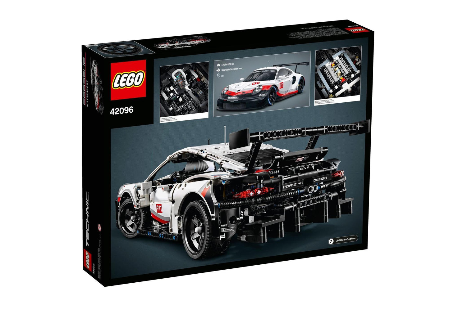 Lego 42096 Technic Porsche 911 RSR - plegobil