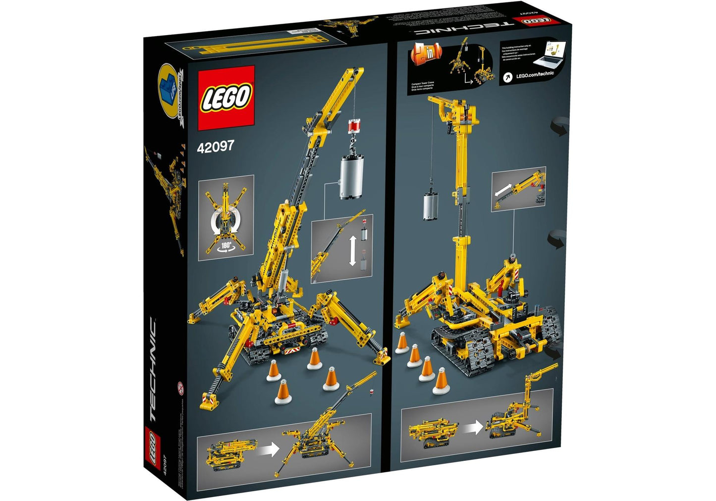 Lego 42097 Technic Spinnen-Kran - plegobil