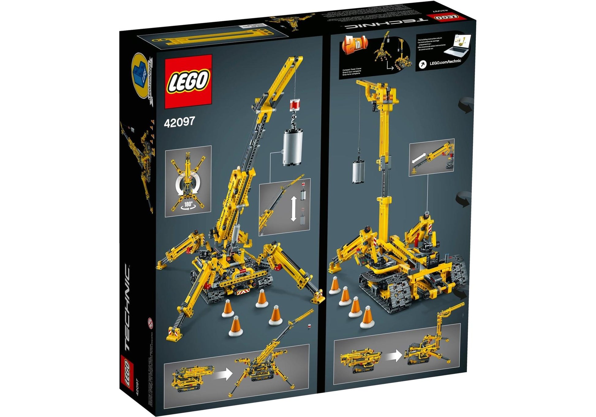 Lego 42097 Technic Spinnen-Kran - plegobil