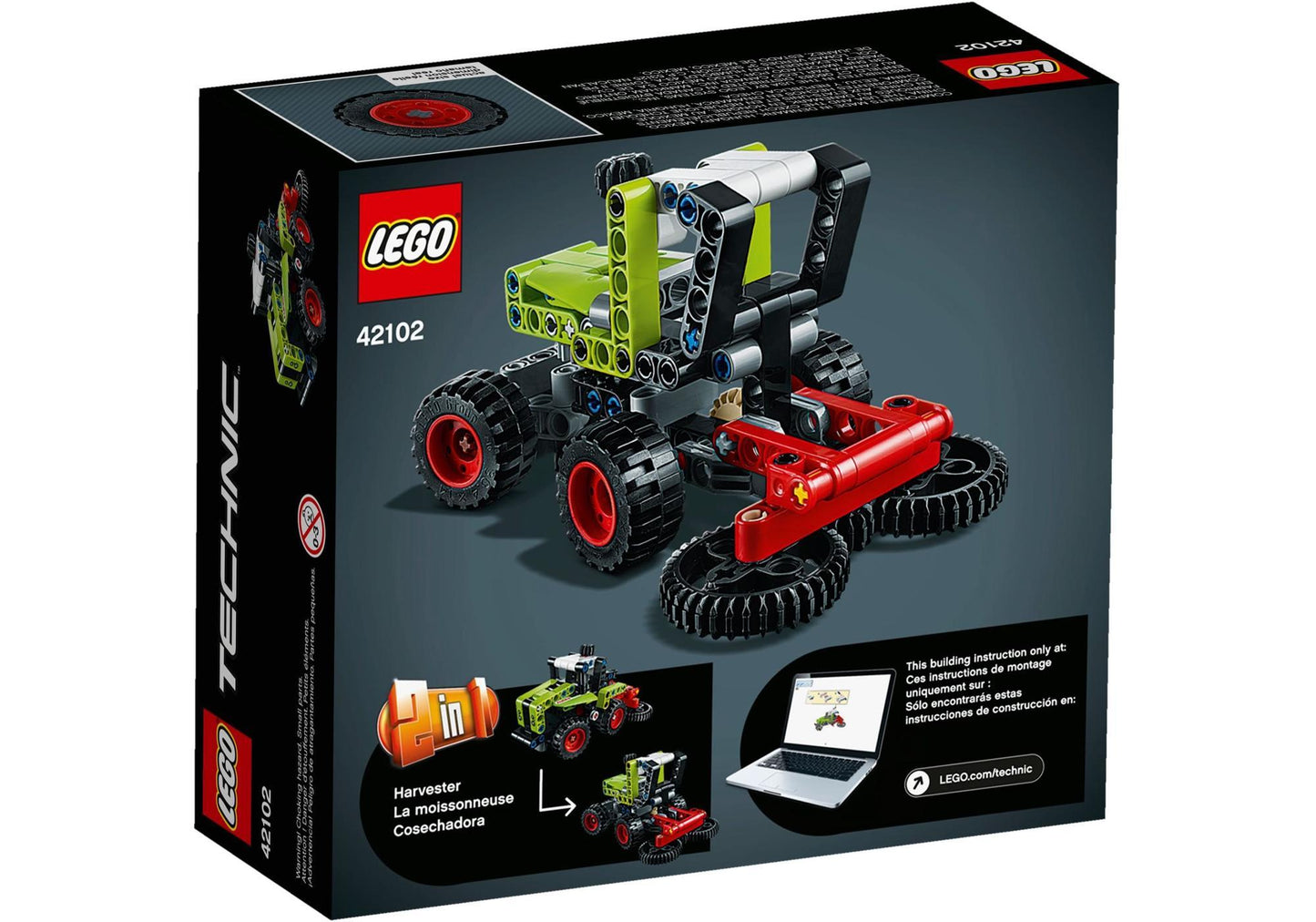 Lego 42102 Technic Mini CLAAS XERION - plegobil