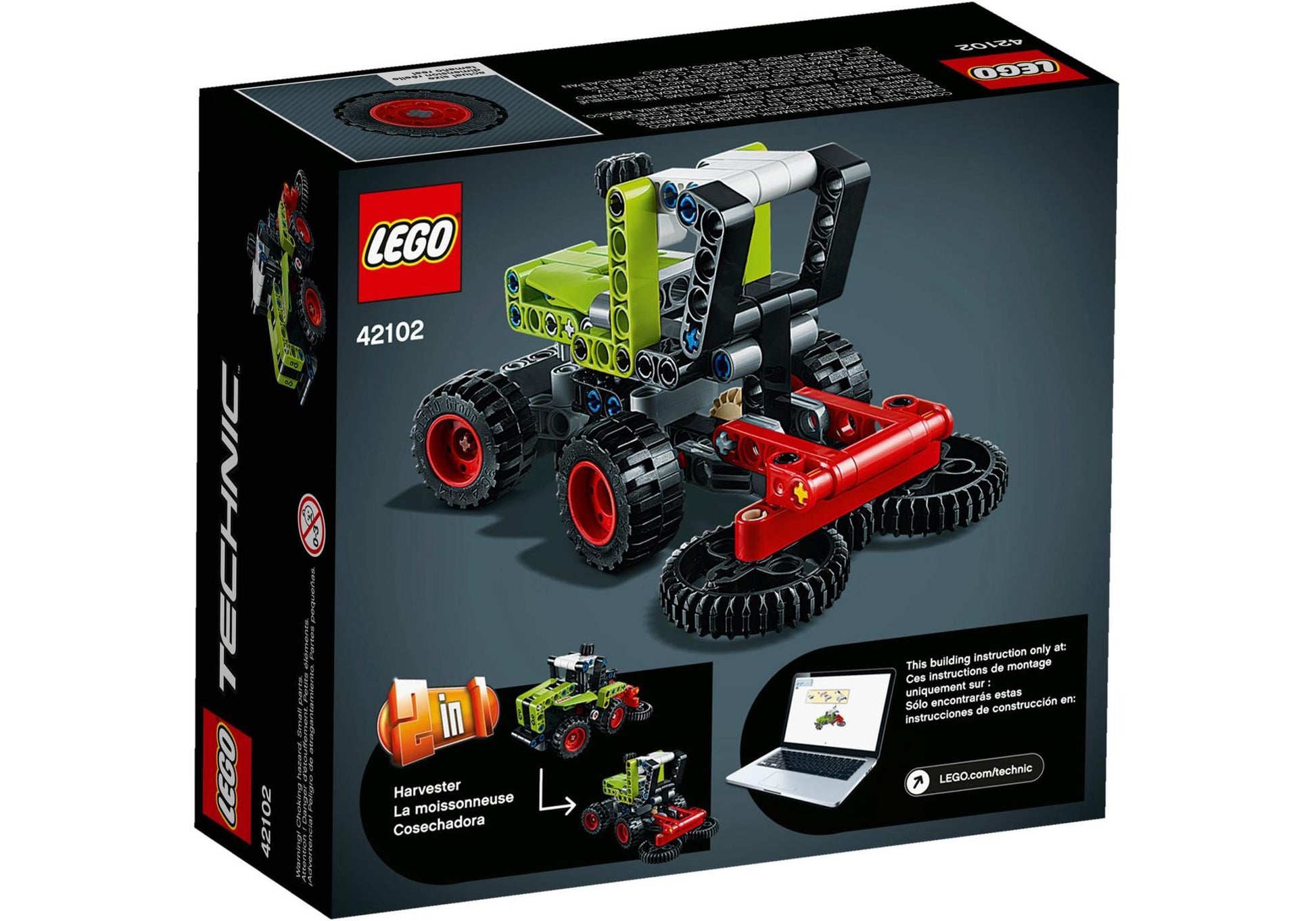 Lego 42102 Technic Mini CLAAS XERION - plegobil
