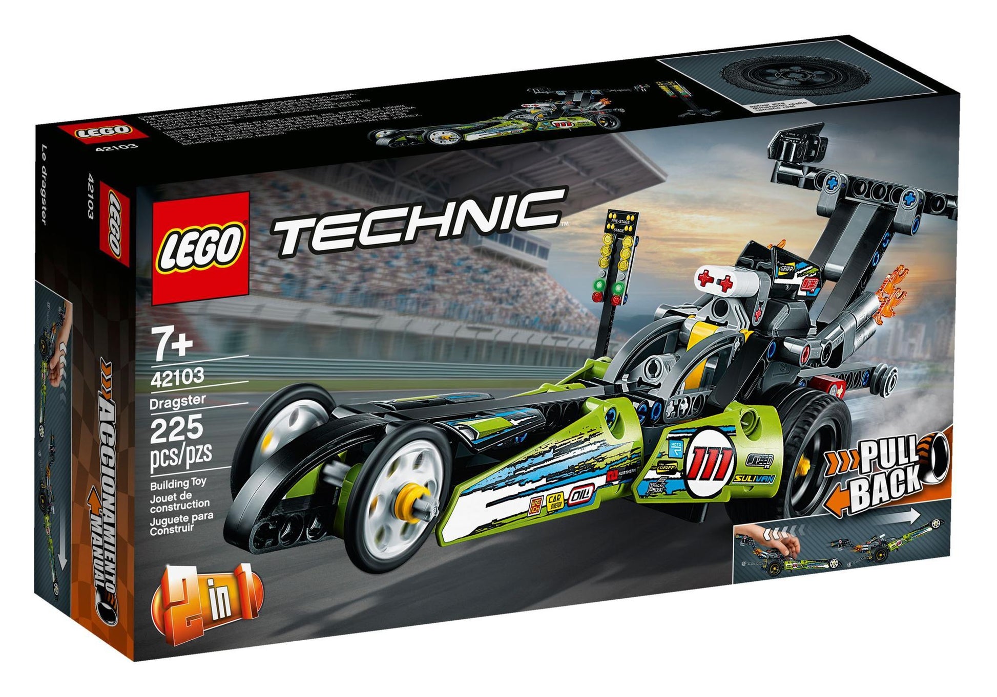 Lego 42103 Technic Dragster Rennauto - plegobil
