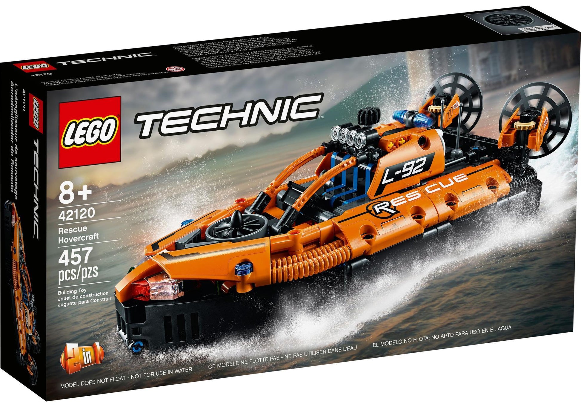Lego 42120 Technic Luftkissenboot für Rettungseinsätze - plegobil