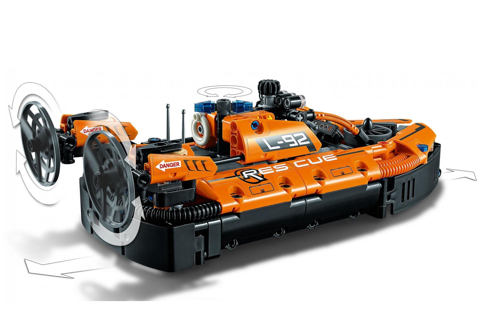 Lego 42120 Technic Luftkissenboot für Rettungseinsätze - plegobil