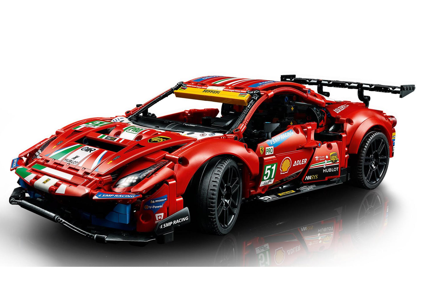Lego 42125 Technic Ferrari 488 GTE AF Corse #51 - plegobil