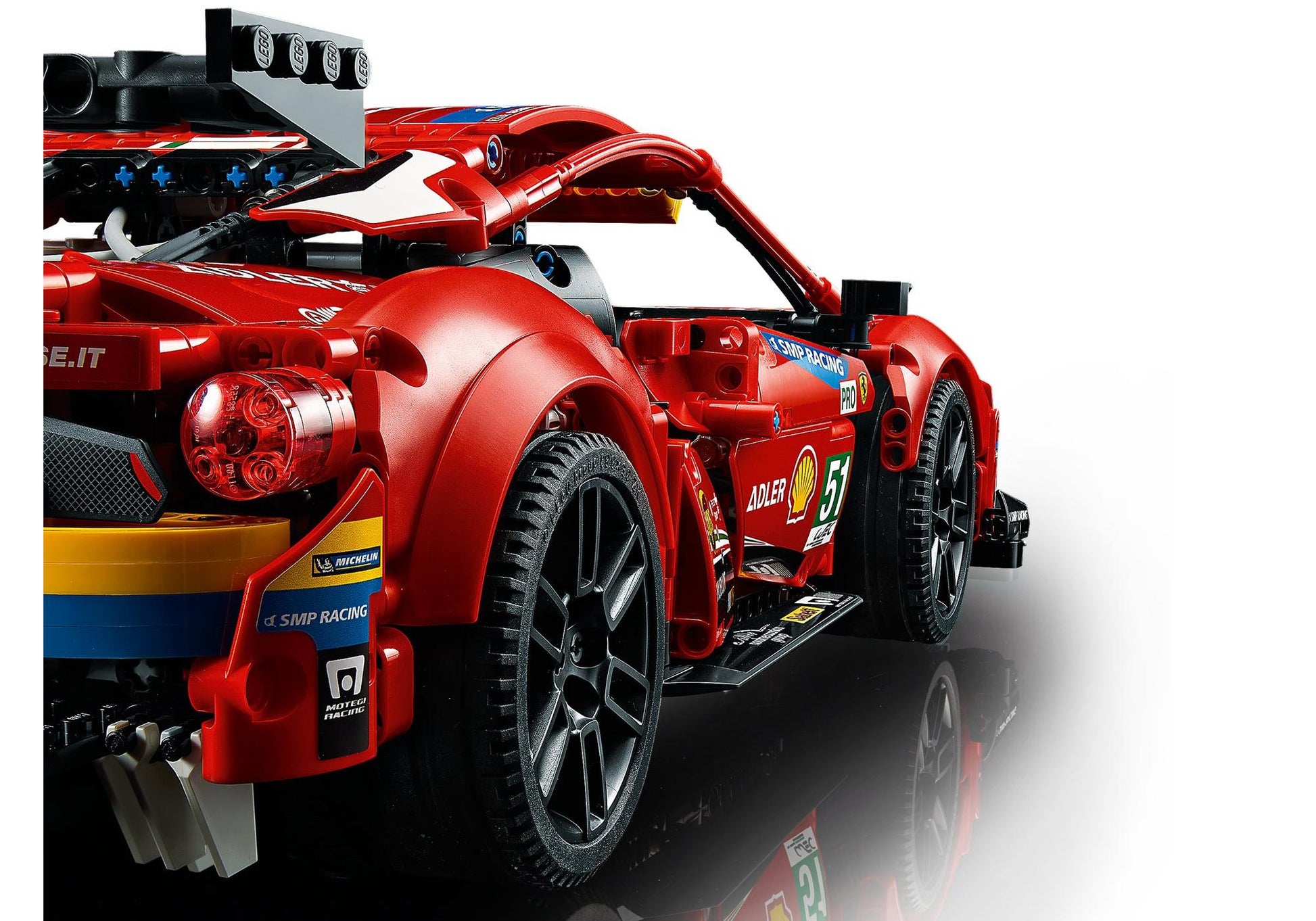 Lego 42125 Technic Ferrari 488 GTE AF Corse #51 - plegobil