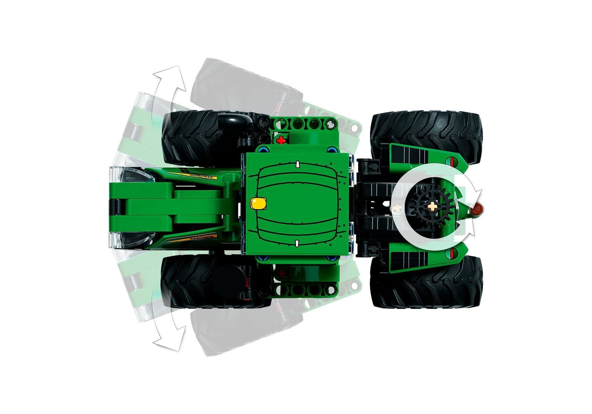 Lego 42136 Technic John Deere 9620R 4WD Tractor - plegobil