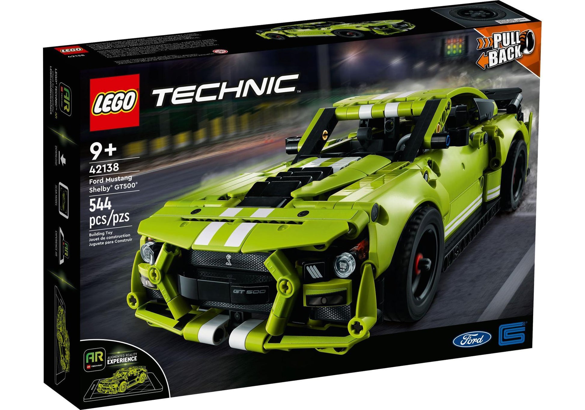 Lego 42138 Technic Ford Mustang Shelby GT500 - plegobil