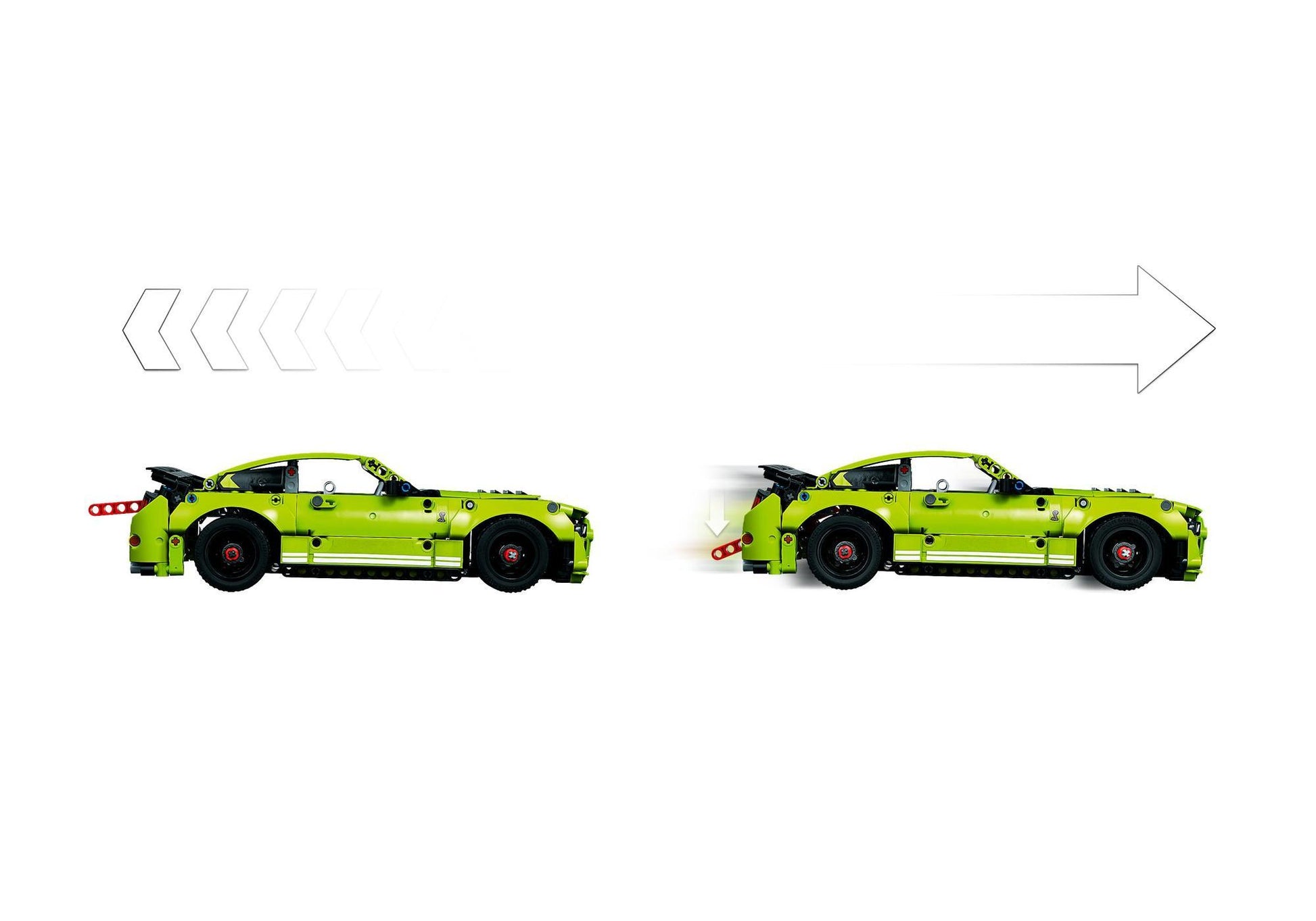 Lego 42138 Technic Ford Mustang Shelby GT500 - plegobil