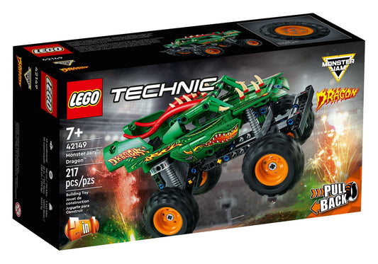 Lego 42149 Technic Monster Jam Dragon - plegobil